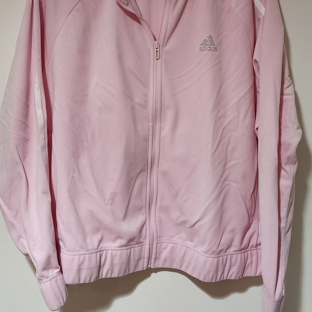 Adidas Pink Zip-Up Jacket